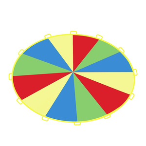 <span class=keywords><strong>Parachute</strong></span> arc-en-ciel en nylon multicolore pour <span class=keywords><strong>jeu</strong></span> de plein air, <span class=keywords><strong>parachute</strong></span> pour le travail d'équipe, diamètre 2m/3m/4m - Product Image 3