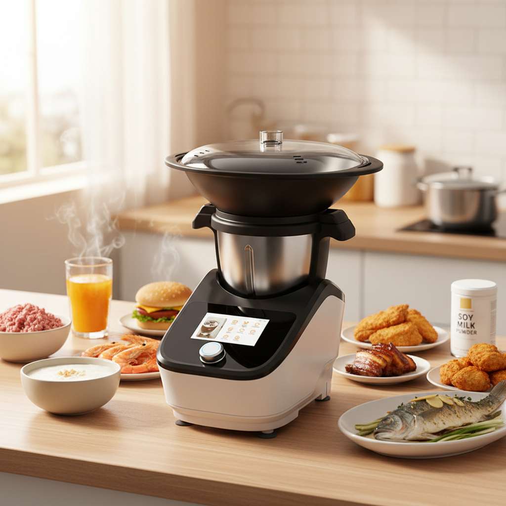 Factory Direct High Quality Multi Purpose Mixer Chopper WIFI Processor Household Kitchen Robot Cooking Machine KM02001