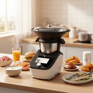 <span class=keywords><strong>Robot</strong></span> de Cocina Multifuncional de Acero Inoxidable Eléctrico de Alta Calidad Directo de Fábrica, Procesador, Picador, Mezclador para el Hogar - Product Image 1