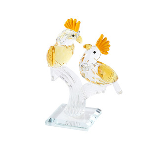 Juego de Figuritas de Loro de Cristal, Decoración Animal Colorida para el Hogar, Colección de Regalos - Product Image 5