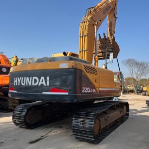 Corée d'origine Hyundai 220lc-9s 22 tonnes Excavatrice d'occasion Équipement de construction avec moteur PLC Boîte de vitesses et pompe - Prix avantageux - Product Image 2
