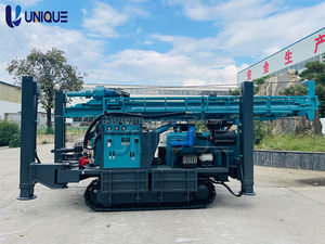 Foreuse de puits d'eau sur chenilles UY300 300m entièrement hydraulique et diesel - Moteur, boîte de vitesses, pompe - Haute performance - Product Image 2