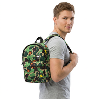 Mochila de Dibujos Animados BABY MILO, Mochila Escolar Pequeña, Linda y Versátil, para Hombres y Mujeres, Perfecta para Parejas en el Campus, Cierre de Cremallera de Poliéster