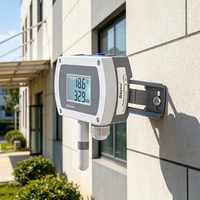 Transmisor de Temperatura y Humedad de Pared CWS19, Amplio Rango de Temperatura, Fácil Instalación, Protección IP65, con Pantalla LCD