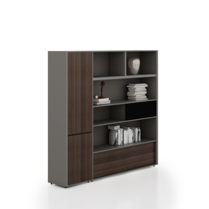 Lớn Tủ hồ sơ nội thất văn phòng cao cấp hiện đại MDF rắn gỗ văn phòng lưu trữ tập tin tủ gỗ vừa tập tin tủ - Product Image 1