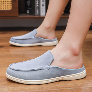 Scarpe da uomo casual alla moda con tomaia in PU, modello slip-on, ideali per l'estate - Nuova collezione transfrontaliera - Product Image 4
