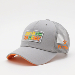 Bán Buôn Tùy Chỉnh <span class=keywords><strong>5</strong></span> Bảng Điều Chỉnh Thêu Bóng Chày Mũ Gorras Lưới Trucker <span class=keywords><strong>Hat</strong></span> Dệt Vá Biểu Tượng Với Leopard Dot Argyle Mô hình - Product Image 4