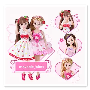 Da collezione di alta qualità in pvc figa ragazza di angelo bambola 20 centimetri reale di plastica 30 pollici giocattolo del bambino 3d bella del vinile di modo doll set per i bambini