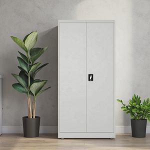 モダンな5層金属製オフィスファイリングキャビネット2ドアスチール収納キャビネットダイニングキッチン屋外ワークショップ用 - Product Image 6