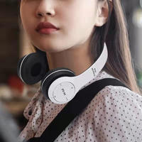Headset ringan struktur lembut bantalan telinga Bluetooth headphone tanpa rasa sakit rendah latensi headphone panjang memakai maraton menonton