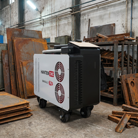 Machine de nettoyage laser à fibre pulsée portative sur chariot 200W 300W à refroidissement par air, source JPT, pour éliminer la rouille et la peinture sur métal, bois, pierre