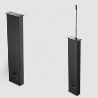 Support de microphone de bureau motorisé pour système de sonorisation de conférence, fonction de levage dissimulée, microphone à condensateur filaire pour utilisation en studio