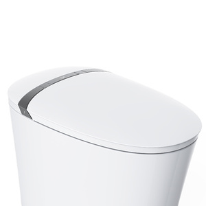 Water Mark Smart Toilet with Heated Ceramic <strong>Sensor</strong> Elongated Bowl <strong>Siphonic</strong> S Trap Remote Control Included Bathroom Commode - Product Image 6