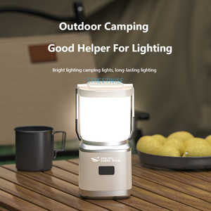 Smiling Shark <b>Camping</b> <b>Lantern</b> Rechargeable <b>LED</b> Waterproof Warm White Outdoor Lighting - Product Image 2