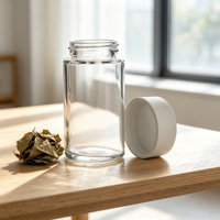 44*84 Pots en verre pour fleurs avec couvercle CR