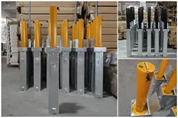 Poteau de sécurité télescopique XZL en acier inoxydable réglable avec verrouillage personnalisé pour parking de voiture