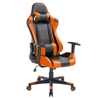 Chaise de jeu inclinable en cuir avec repose-pieds, réglable en hauteur, livraison directe, échantillon gratuit, pliable, refroidissement, course automobile, ordinateur