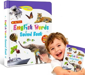 หนังสือคำศัพท์ภาษาอังกฤษสำหรับเด็กวัยเตาะแตะ 2-6 ปี หนังสือเรียนรู้สำหรับเด็<span class=keywords><strong>ก</strong></span>เล็ก 300+ <span class=keywords><strong>คำ</strong></span> หนังสือเสียงพูดได้แบบโต้ตอบสำหรับเด็<span class=keywords><strong>ก</strong></span> - Product Image 1