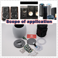 Carte PCBA de lecteur de musique personnalisée avec conception audio, carte de circuit imprimé OEM pour lecteur de musique, personnalisation de la musique et du PCB