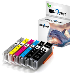 <span class=keywords><strong>INK</strong></span>-POWER PGI650 650 651 XL 650XL CLI-651XL 651XL <span class=keywords><strong>Canon</strong></span> PIXMAMG6660プリンター用のプレミアム互換カラーインクジェットインクカートリッジ - Product Image 1