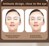 Masseur oculaire multifonctionnel Yikang YK-2211, vibration, chauffage, compresses de glace, batterie 600 mAh, équipement de massage des yeux facile à utiliser