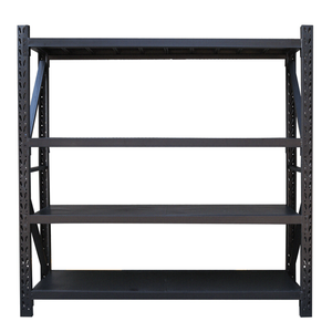 Estantería de Almacén Uni-Silent de Alta Resistencia, 100 kg, 4 Niveles, Diseño de Viga de Largo Alcance sin Pernos, Estantería de Almacenamiento Ajustable HJQ-204 - Product Image 2