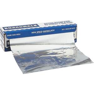 Rouleau de papier aluminium jetable Boardwalk 7110, qualité supérieure, 12 po x 500 pi, épaisseur 16 microns, argent - Product Image 2