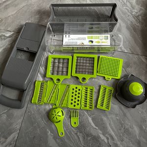 16-Piece Stainless Steel Manual <b>Vegetable</b> <b>Cutter</b> Set <b>Multifunctional</b> Kitchen Tools Potato Shredder Slicer Factory Direct Sale - Product Image 4