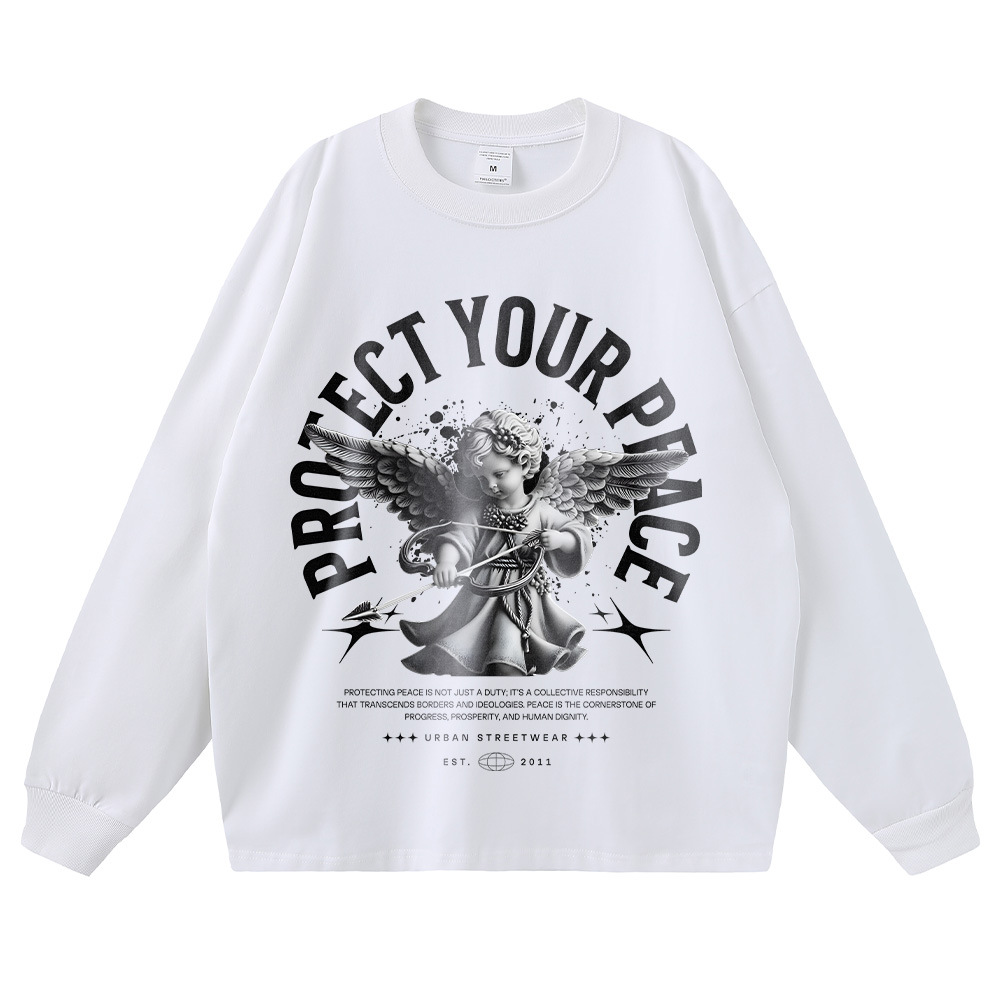 Long sleeve white