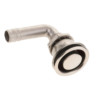 FOYO Bouchon d'aération de réservoir de carburant à 90 degrés de haute qualité, tête ronde, OEM ODM, en acier inoxydable 304, pour yacht, bateau, accessoire marin