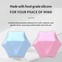 Balle de massage en silicone en forme de diamant pour la relaxation des muscles des pieds, du cou et du dos, yoga pour la santé et le massage