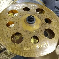 2025 Kingdo Factory Direct Professional Performance 12-Inch Drum Set Cymbals B20 Bronze Percussion Accessories Gong & Cymbals