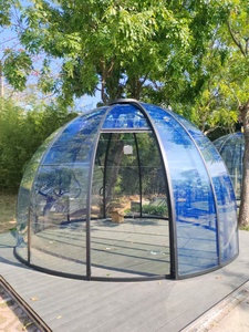 Nuevo diseño de aleación de aluminio Policarbonato Starry <span class=keywords><strong>Sky</strong></span> <span class=keywords><strong>Room</strong></span>, Mobile Restaurant Sunroom - Product Image 3