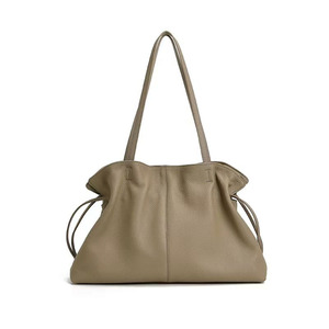 Bolsos Tote de Cuero Genuino para Mujer, Bolsos de Hombro de Cuero Real con Logotipo Personalizado, Bolsos de Mano de Moda para Dama, Venta al Por Mayor de Lujo - Product Image 1