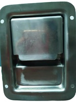 Cylindres de serrure en acier inoxydable 304 pour véhicules industriels SK1-5005, anti-poussière, poignée à palette, verrouillage à loquet avec entraxe de 60 mm