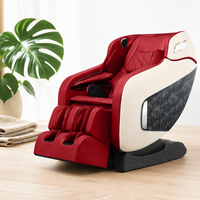 Fauteuil de massage corporel intelligent portable de luxe pour la maison, 3D, zéro gravité, avec rail automatique, multifonctionnel, commande vocale et musique temporisée, Chine
