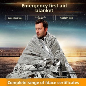 Manta Térmica Portátil para Exteriores, Dorada y Plateada, de Emergencia y Supervivencia, para Camping, Rehabilitación y Terapia en Frío - Product Image 2