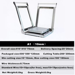 Cortador manual de <span class=keywords><strong>chocolate</strong></span> tipo guitarra para bloques de mantequilla, 20x20cm, 30x30cm, 40x40cm - Product Image 4