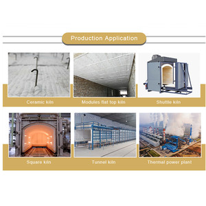 25Mm 50Mm Độ Dày Chuyên Nghiệp Sợi Gốm Chăn Nhiệt Độ Cao 1260 C Chống Cháy Và Cách Nhiệt Sợi Gốm Chăn - Product Image 5