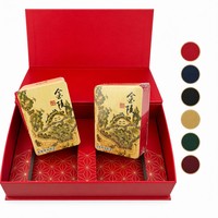 Cartes à Jouer en Papier Personnalisées OEM/ODM Écologiques et Durables, Boîte Cadeau, Jeux de Société Stratégiques pour la Famille, Souvenir Touristique Culturel, Lisses