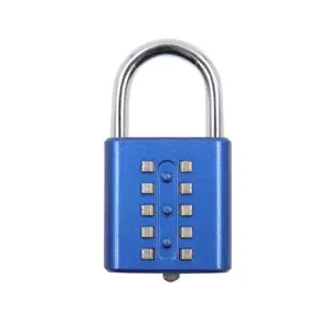 New Style Security Steel Blind 10 Numeric Keypad Password Padlock SG-0231