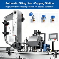 Ligne de remplissage et d'emballage automatique de bouteilles de sauce 1000 BPH pour sauce chili, sauce soja, ketchup, machine de remplissage et de bouchage de bouteilles