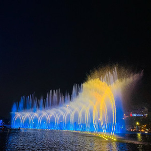Jets d'eau puissants, spectacle de lumière LED éblouissant, fontaine musicale d'eau de luxe haut de gamme pour extérieur - Product Image 6