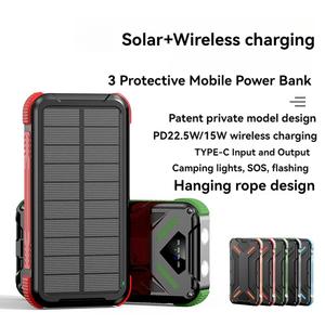 Caricatore mobile solare 20000mah power bank per telefoni cellulari <span class=keywords><strong>smartphone</strong></span> - Product Image 2