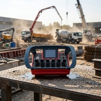 Control Remoto Hidráulico Inalámbrico BODI de 6 Palancas, 12-24V, IP67, para Camión Mezclador de Concreto