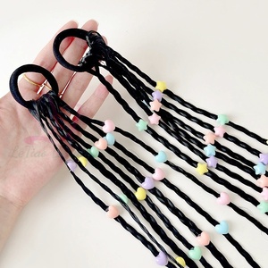 En gros, accessoires capillaires pour filles : extensions de perruque, tresses, bandeaux et coiffes pour queue de cheval, avec décorations fleur pentagramme, style 'Sweet Cool' et tresses 'Boxing Braid' - Product Image 3