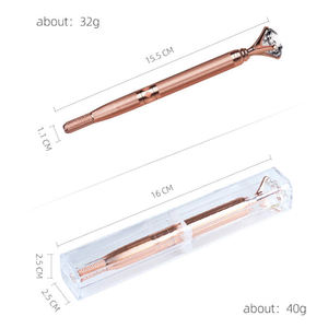 Pluma manual de microblading de acero inoxidable de una sola punta con diamante para maquillaje permanente de cejas - Product Image 4