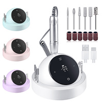 Machine à ongles électrique TSZS 45000 tr/min, lime à ongles professionnelle pour acrylique, gel, élimination des peaux mortes, outil de manucure à domicile et en salon
