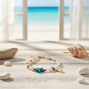 Fashion Charm Evil Eye Perlé pour Bracelet - Product Image 3