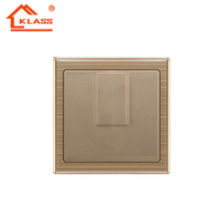 Prise murale universelle double 13A avec interrupteur et voyant néon, design tendance, norme britannique, pour maison et hôtel, certifiée CE, directement de l'usine.